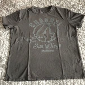Anchorman News Channel 4 Grey T-Shirt - Size L
